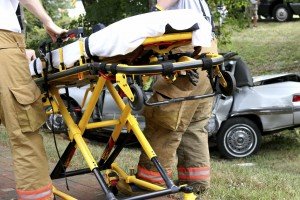 Photo of personal injuries from car accident