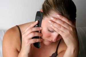 Photo of woman on phone
