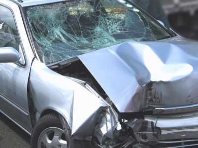 Car after a crash