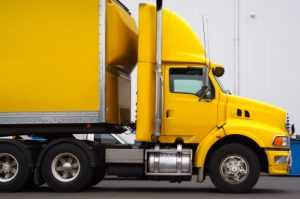 Photo of a yellow truck